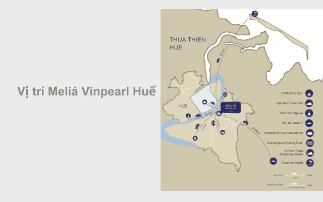 Melia Vinpearl Huế - Vị trí