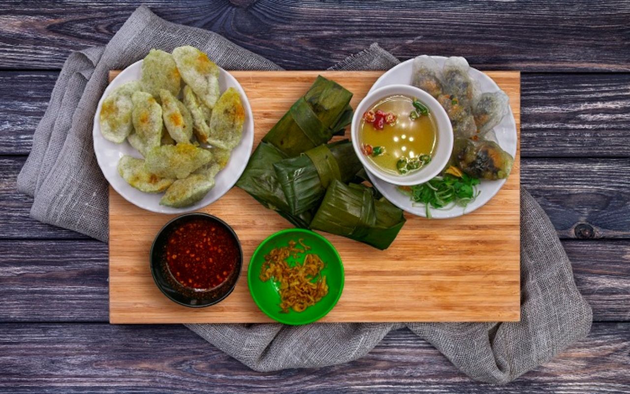 Bánh lọc lá và bánh lọc trần Bánh lọc lá và bánh lọc trần