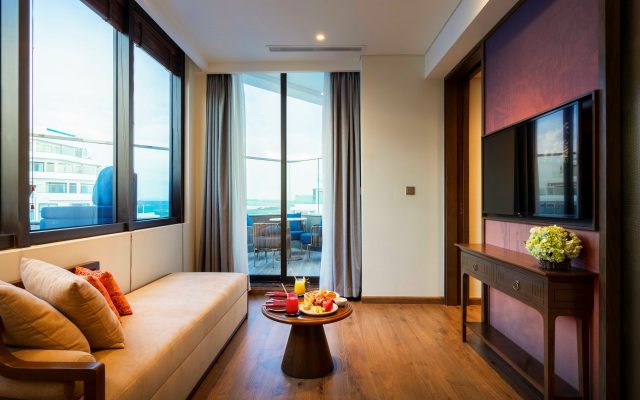 Mandala Chăm Bay Mũi Né - Junior Suite phòng khách