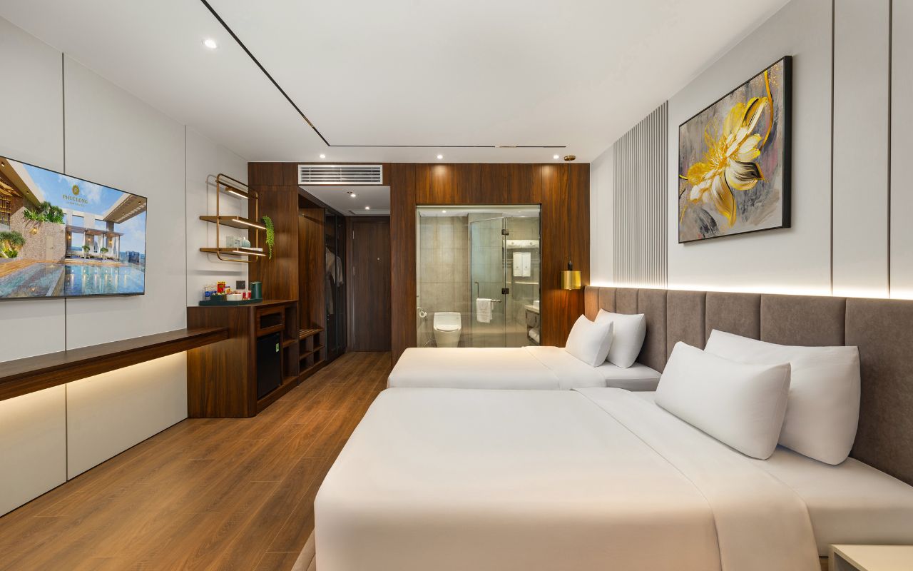 Khách sạn Phúc Long Luxury - Deluxe Room Twin