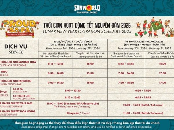 Vé Cáp treo Sun World Fansipan Legend Sapa