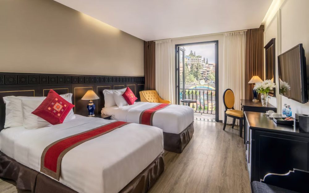 Hotel Sapa Square - Phòng Deluxe Twin
