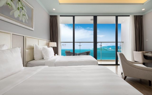 Vinpearl Beachfront Nha Trang - Studio Hướng Biển 2 Giường Đơn