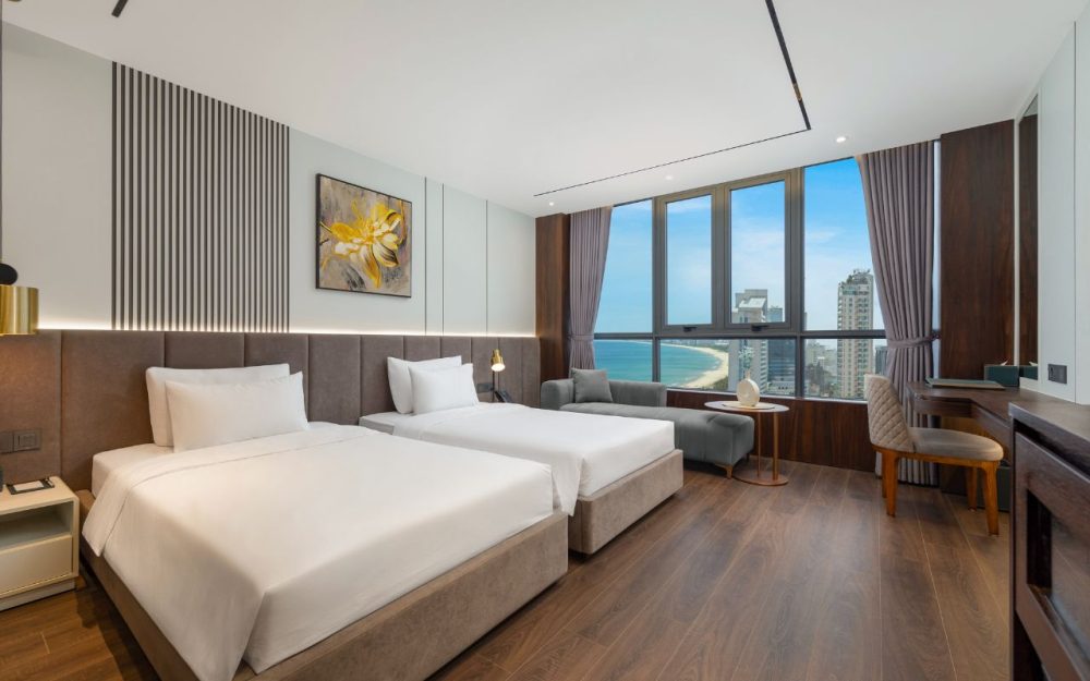 Khách sạn Phúc Long Luxury - Deluxe Partial Ocean View Twin